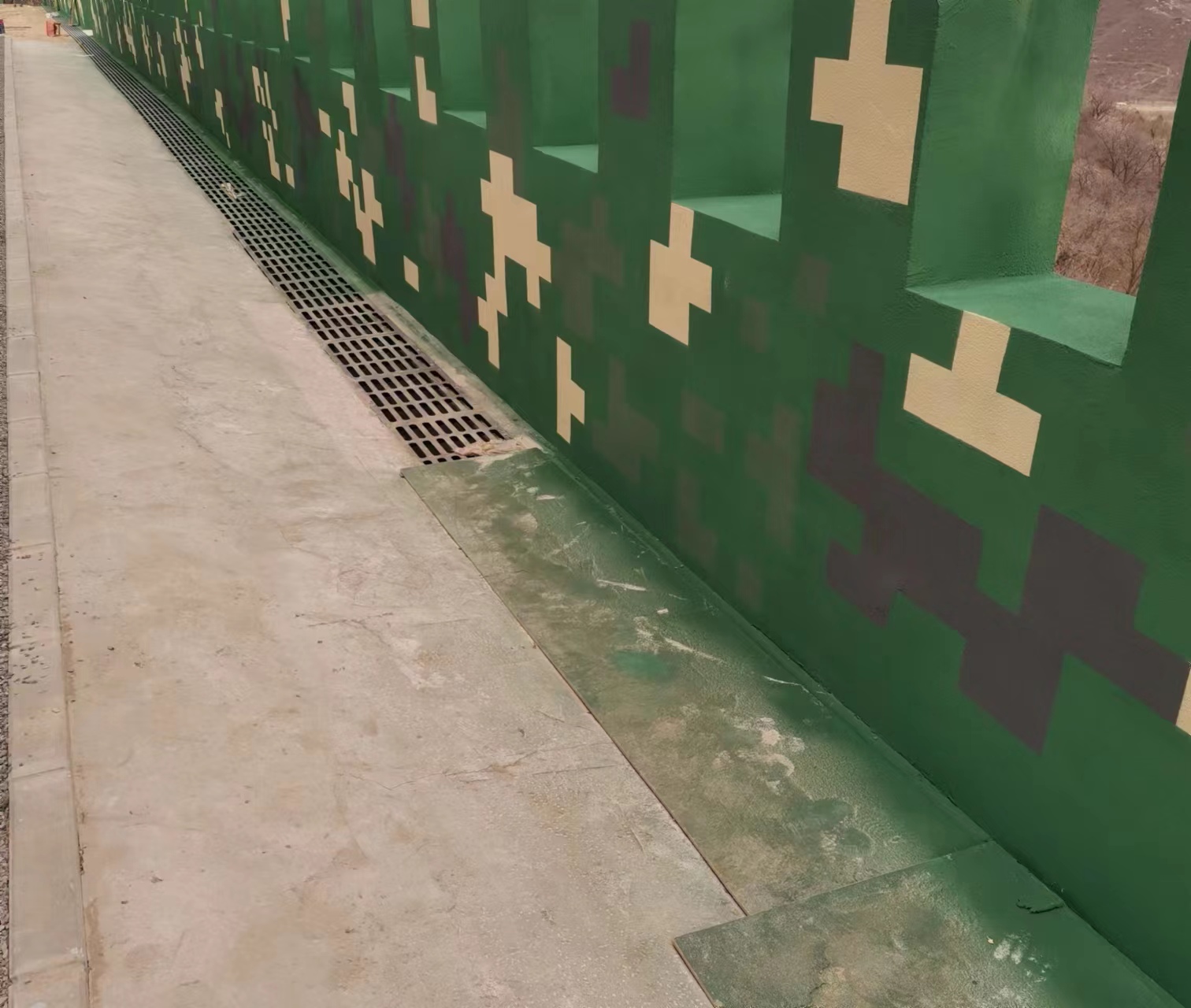 大庆围墙迷彩喷涂,数迷彩漆